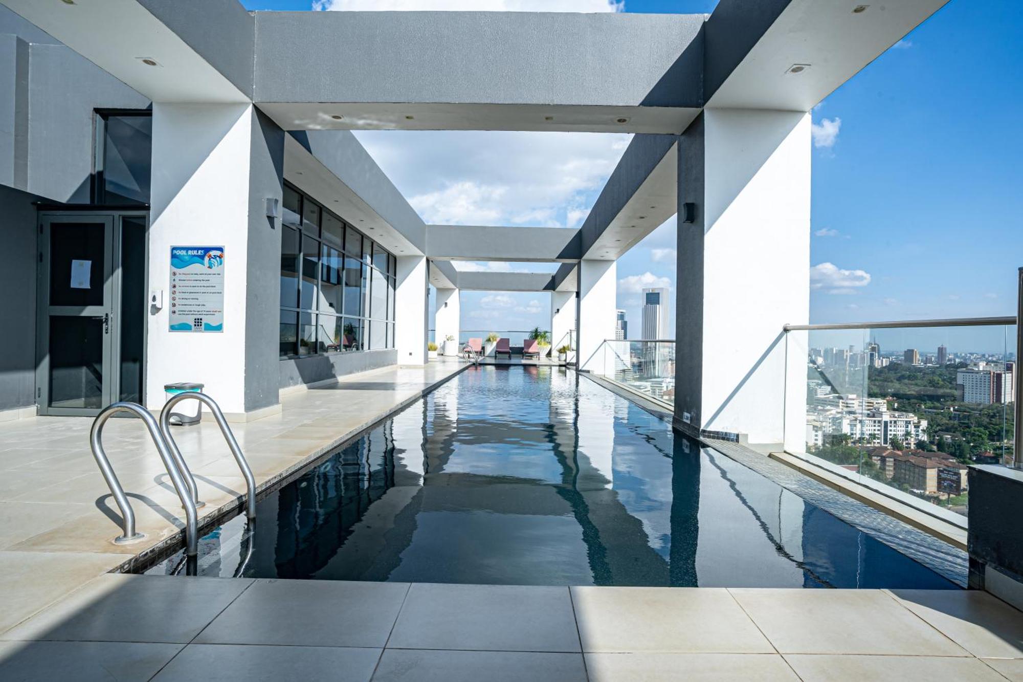 Escada Studio & 2-Bedroom, Rooftop Swimming Pool, Gym, Workspace, Wonderiss Homes Westland Living Найроби Экстерьер фото
